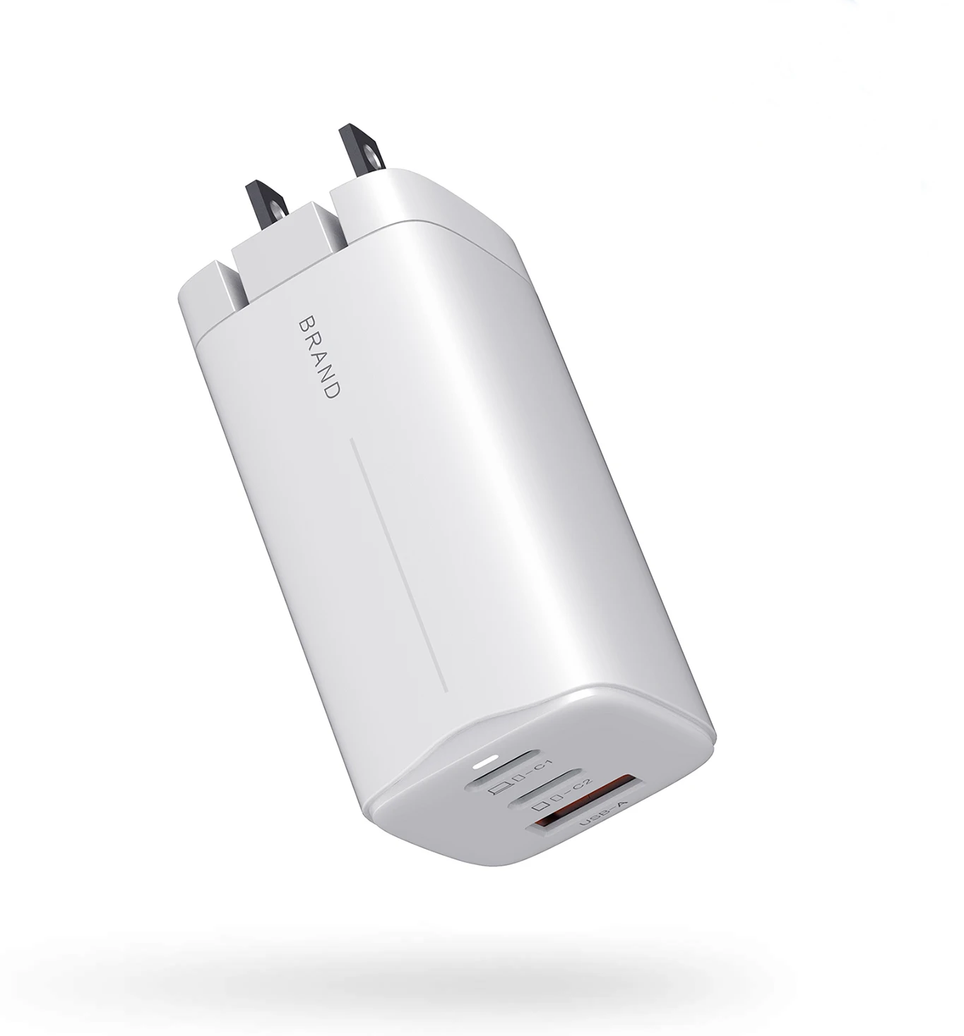 REXIAO USB C Charger 65W 3-Port USB C Wall Charger [GaN Tech] Type C PD3.0 Fast Charging Travel Adapter for MacBook