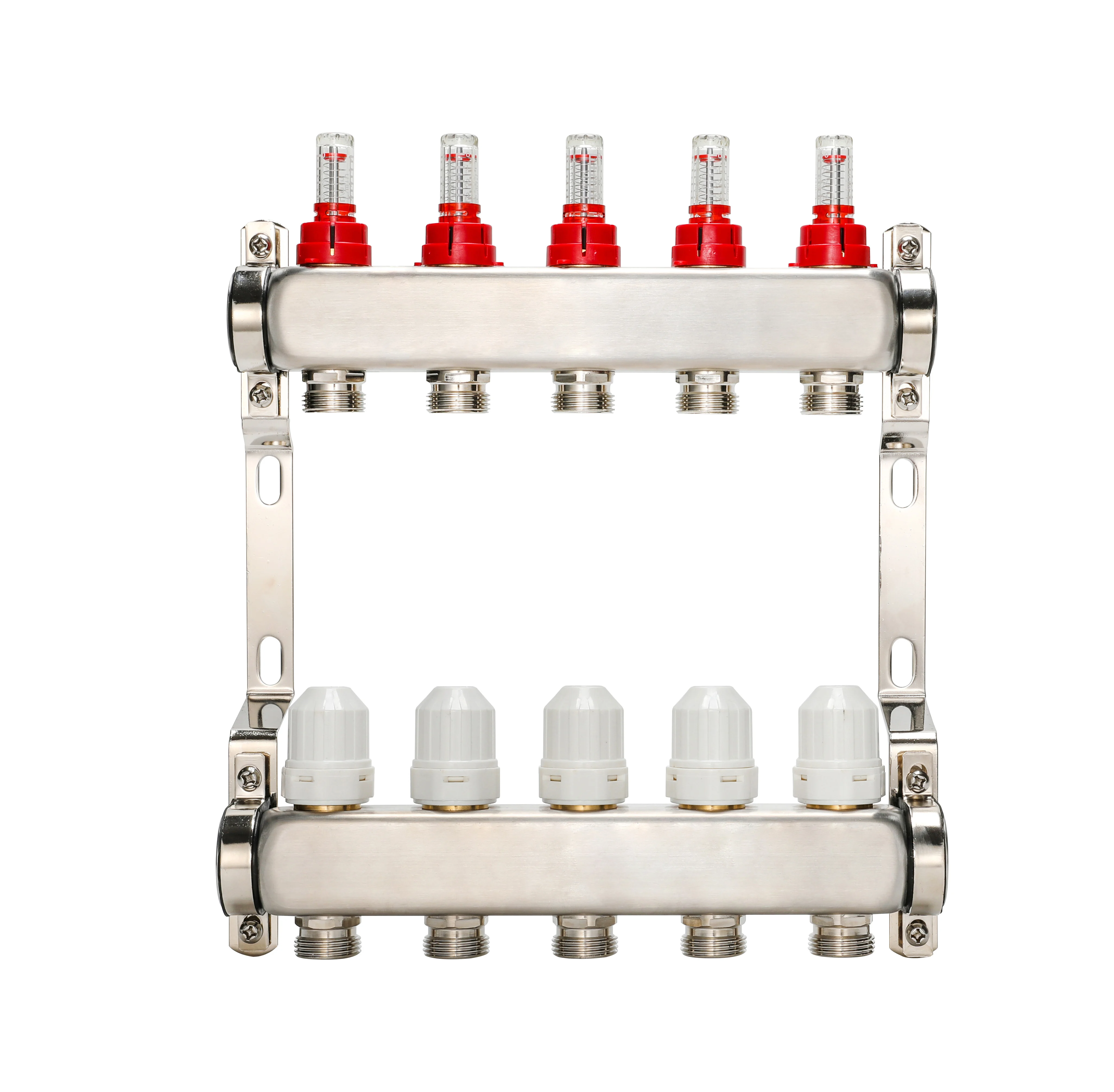 Automatic Distribution Manifold Stainless Water Distribution Manifolds For Floor Heating System