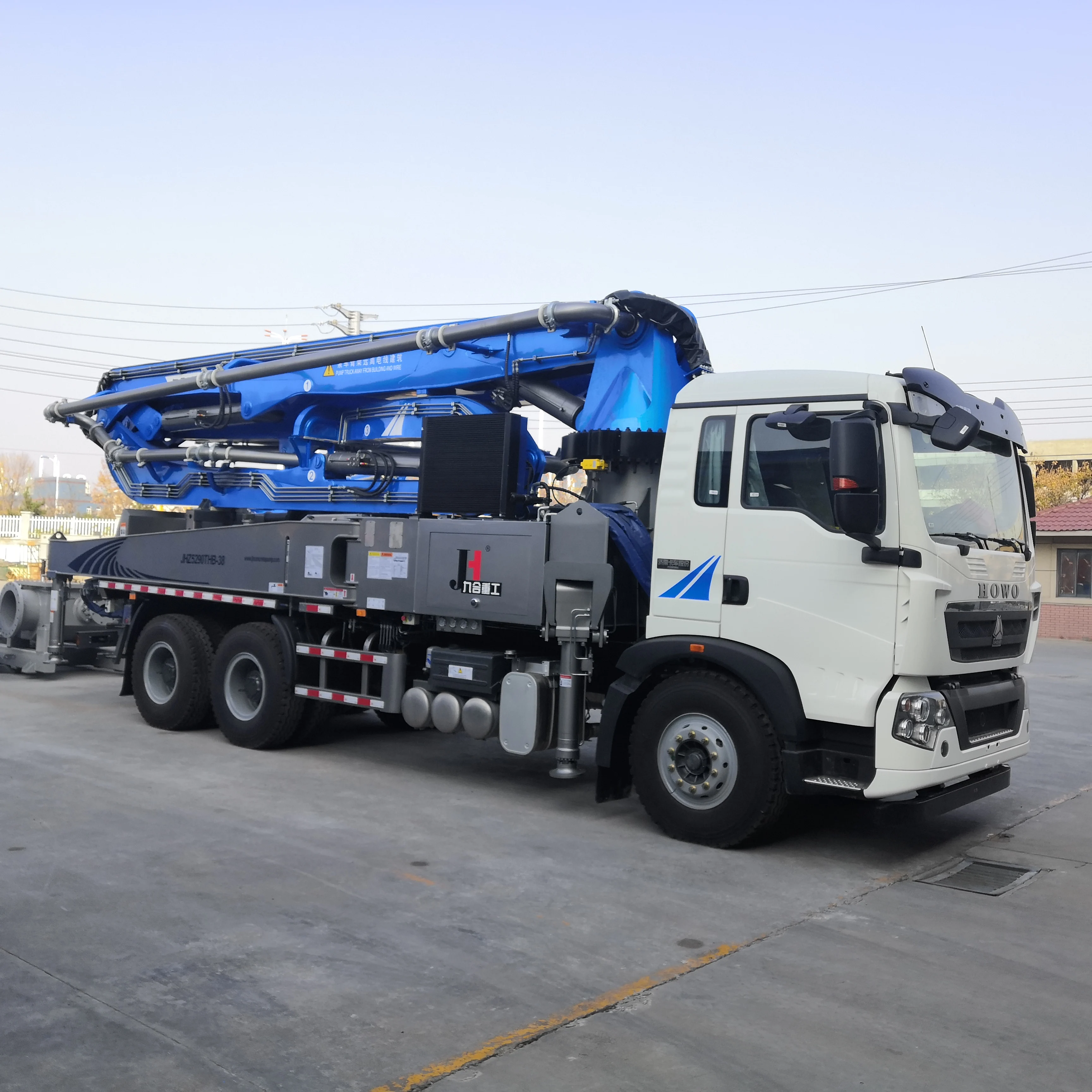 Manufacturer Price! JIUHE Brand 30m 38m Small Concrete Pump Truck Mini Concrete Boom Pump Truck for Sale!