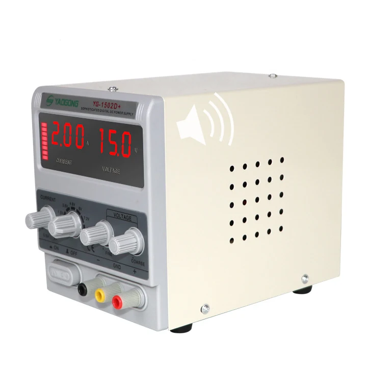 YAOGONG 1502D+ hot sale item 15V 2A ac to dc power supply adjustable current for mobile phone repair