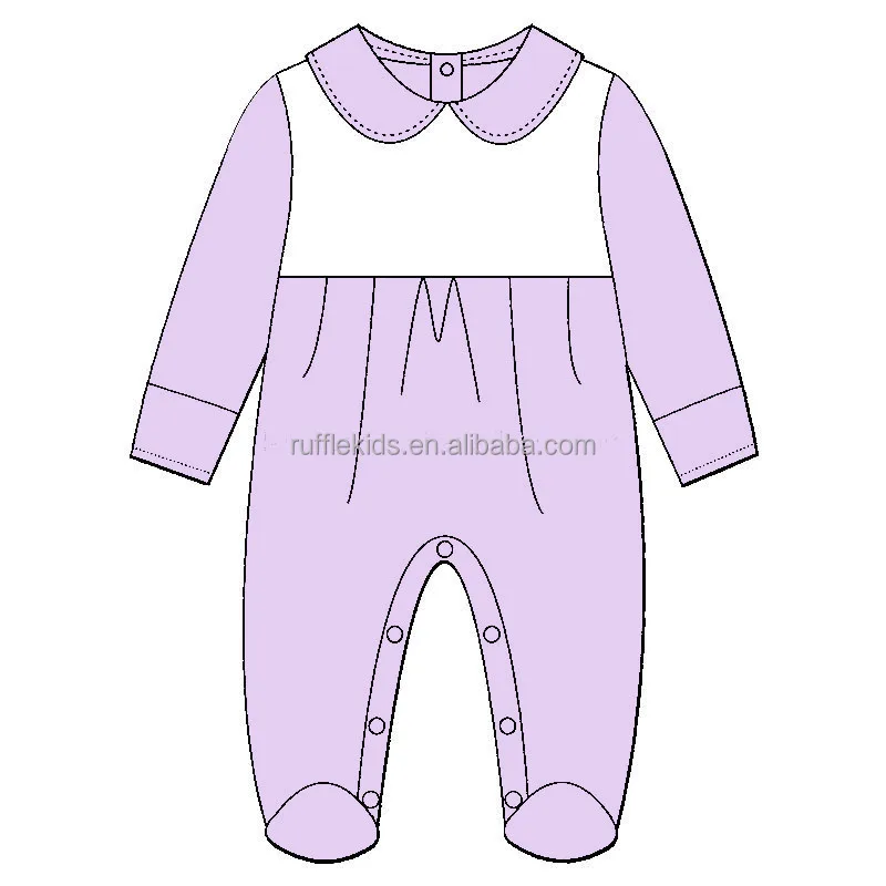 Hot newborn romper multiple color options doll collar 100 cotton custom white collar baby romper