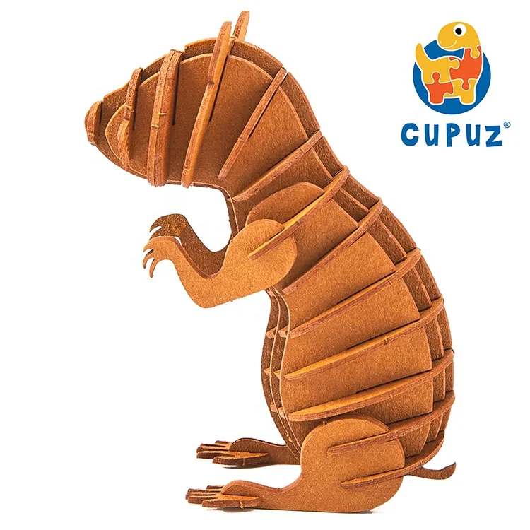 DIY model educational toy 3D puzzles Hamster home decoration board games jigsaw stem play kit kids gifts