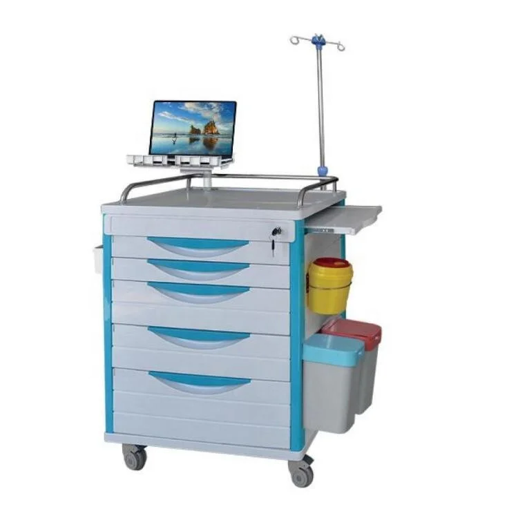 Economical 640mm Hospital Emergency Crash Cart For Sale