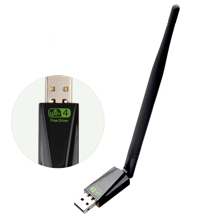 
Black USB 2.0 Plug And Play 2.4Ghz Rtl8188Gu Free Driver Wifi Adapt 150Mbps Wireless Adapter Wifi Adapter 
