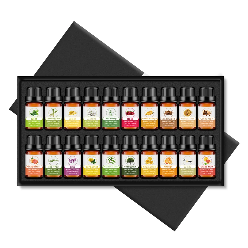 Wholesale Organic Natural Eucalyptus Rose Lavender Pure Essential Oil Aromatherapy Fragrance Oils for Candle Making