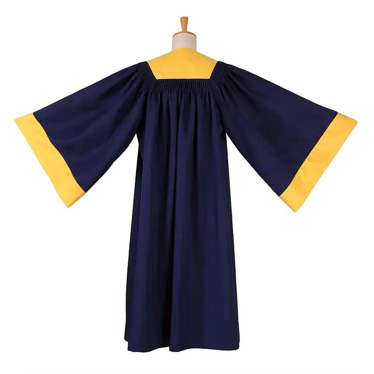 2022 New arrival Black Matte academic graduation gown with Customize Logo