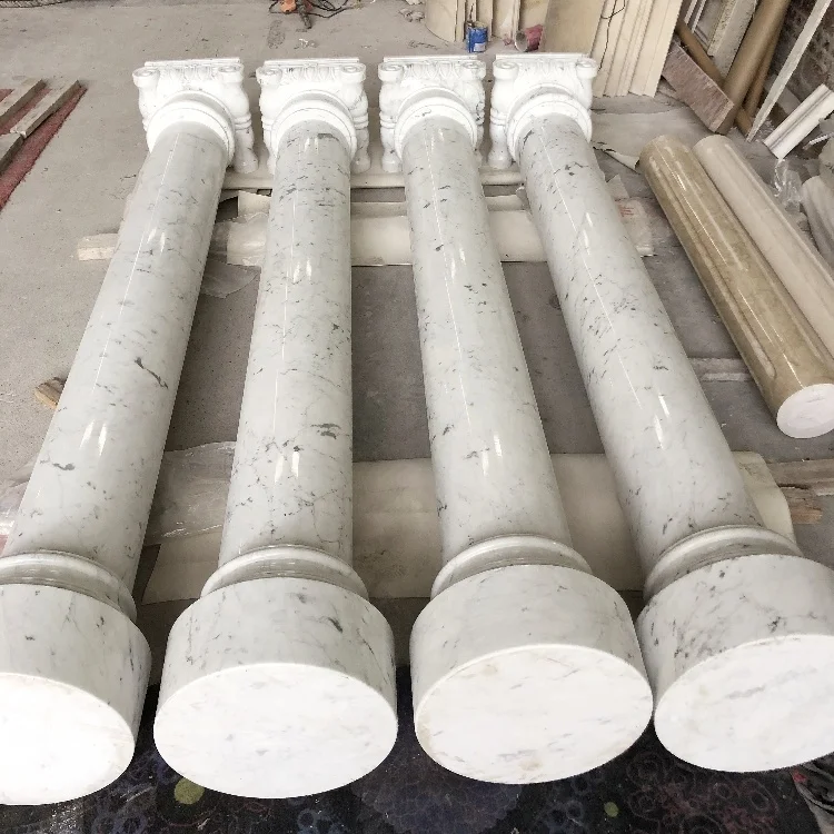 Dougbuild Stone Factory Sale Directly Roman Style Granite Pillar Stone Columns for Villa and Hotel Decoration Projects