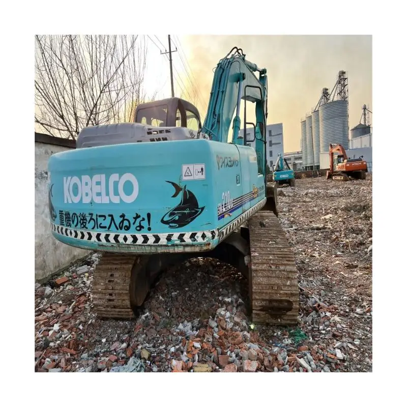 Дешевая цена 23-тонный подержанный экскаватор kobelco sk230 гусеничная 230 Модель тяжелой техники sk230-6 SK230-6E для продажи
