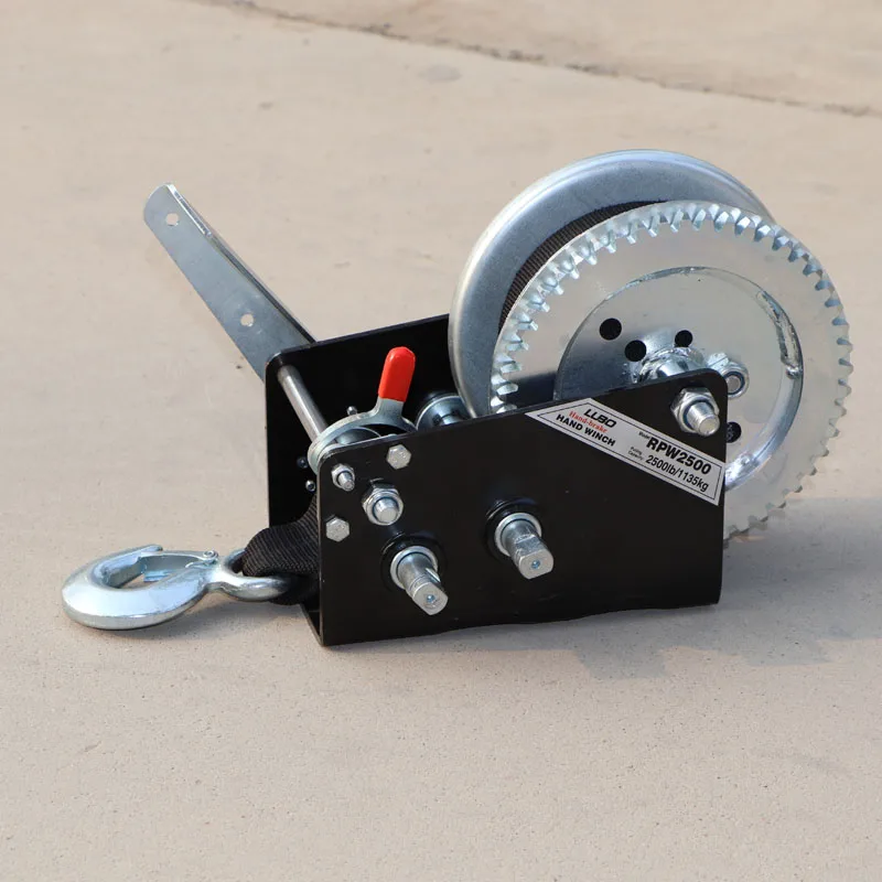 Ручная Лебедка для лодки, прицепа, 1200 фунтов, 1600 фунтов, 2000 фунтов, 2500 фунтов
