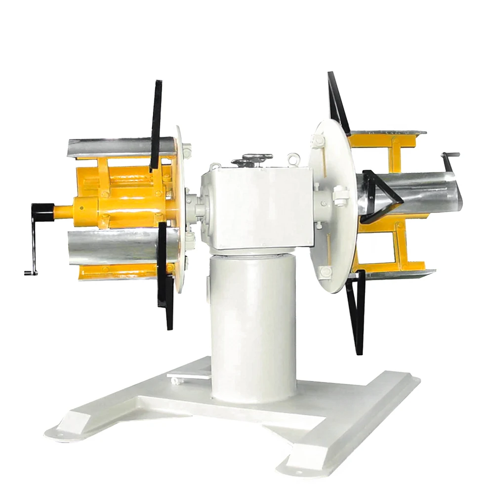 Qther metal & metallurgy machinery decoiler steel coil double head decoiling machine