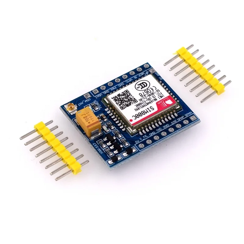 HW-537  Wireless GSM GPRS Module 5V 3.3V TTL single-chip pcba board 51 microcontroller IPEX SIM800C