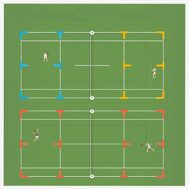 TPE Football Soccer Sports Cones Court Marker Flat Spot Marker