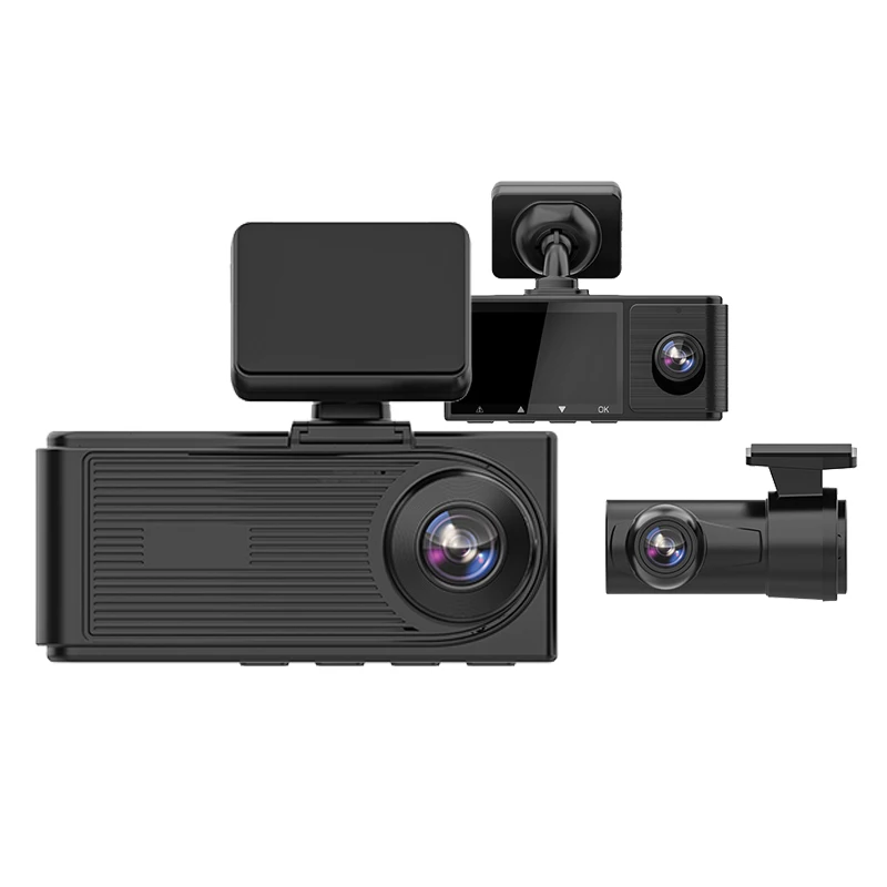 Customization New Design 1080P Sony Sensor 3 Camera Dash Cam Triple Lens Car Camera 3 Lens Dash Camera