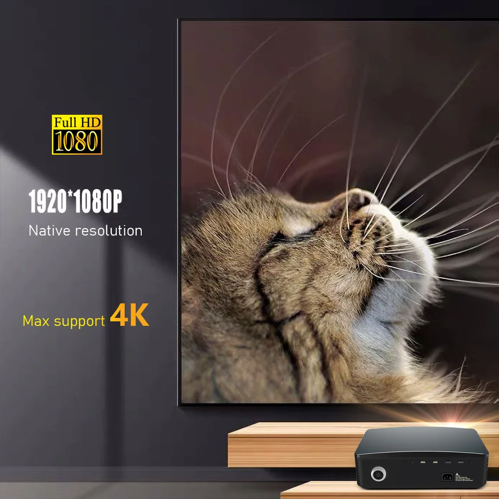 Factory Directly BYINTEK K25 4K Laser Projector WIFI-Display Projector 6000 Lumens Long Throw HD Native 1080P for School