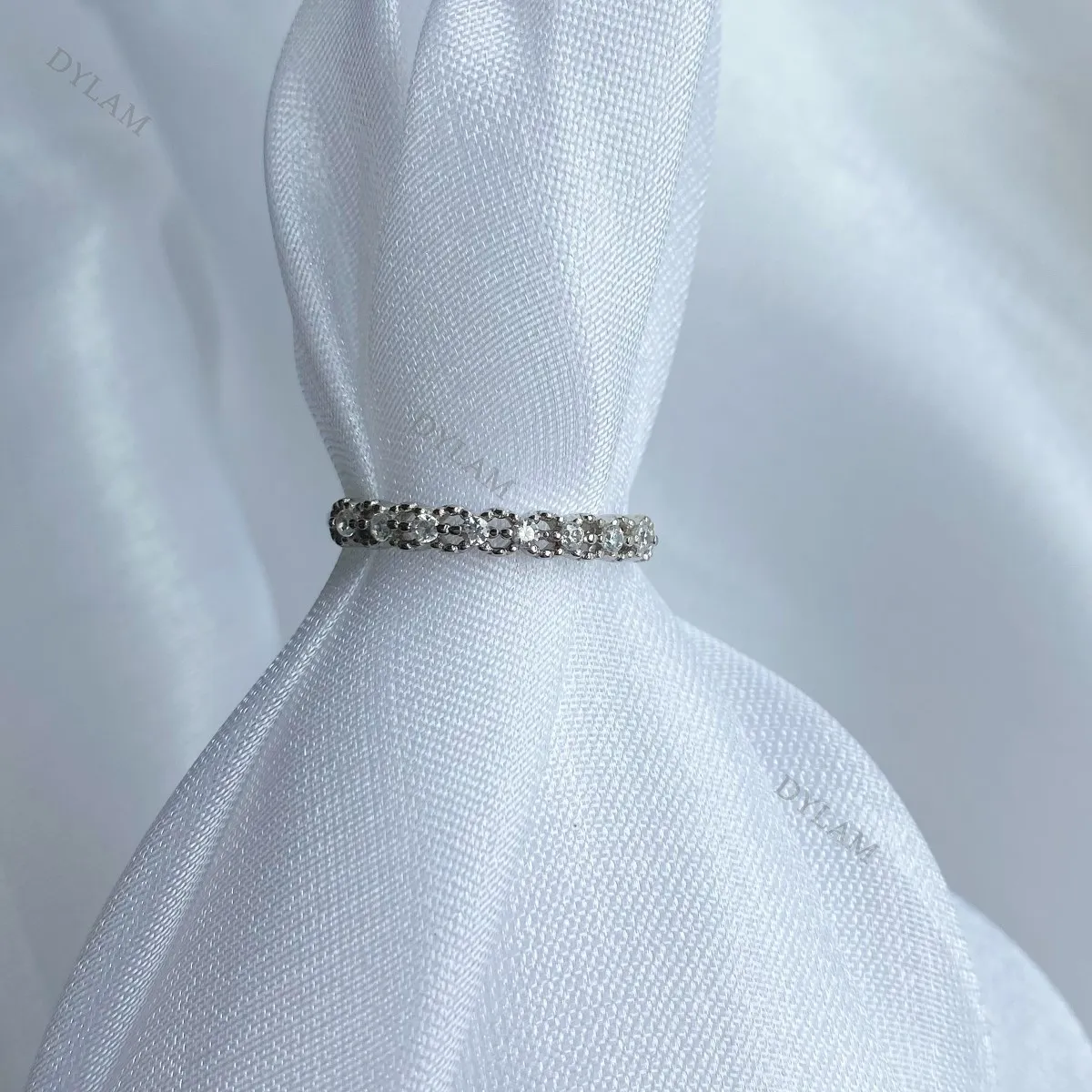 Dylam Jewelry In Stock Latest New Design Low MOQ Hot Selling High Quality Beauty Dainty S925 Sterling Silver Women Rings