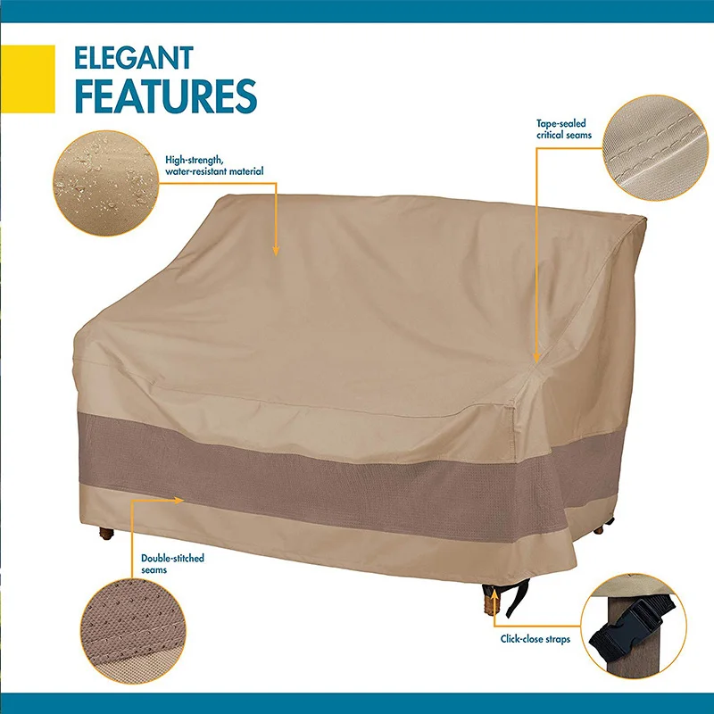 
Heavy Duty Patio Furniture Covers with Air Vent 600D Waterproof Outdoor furniture Cover 