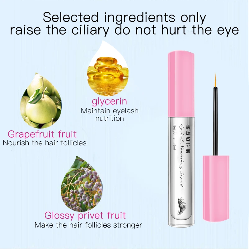 Eyelash nourishing liquid eye care natural curling thick growth Eyelash nourishing flui Support processing customization