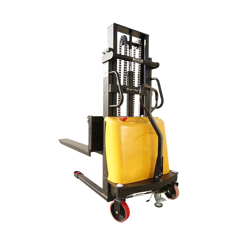 Semi Electric Pallet Lifter 2t 3m Semi Electric Stacker Price For Sale
