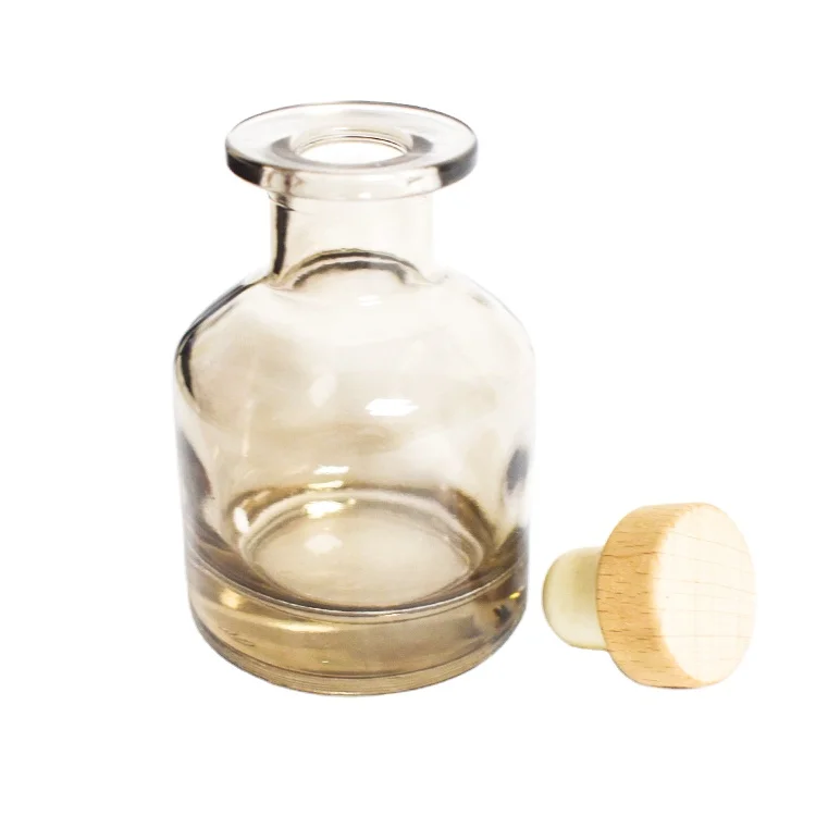 Custom Luxury 100Ml 150Ml 200Ml Essential Oil Aromatherapy Aroma Diffuser Bottle Empty Amber Glass Reed Perfume Diffuser Bottle