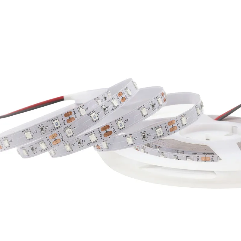 УФ-светодиодная лента SMD2835, 60 светодиодов на метр, 12 В, 395-405 нм