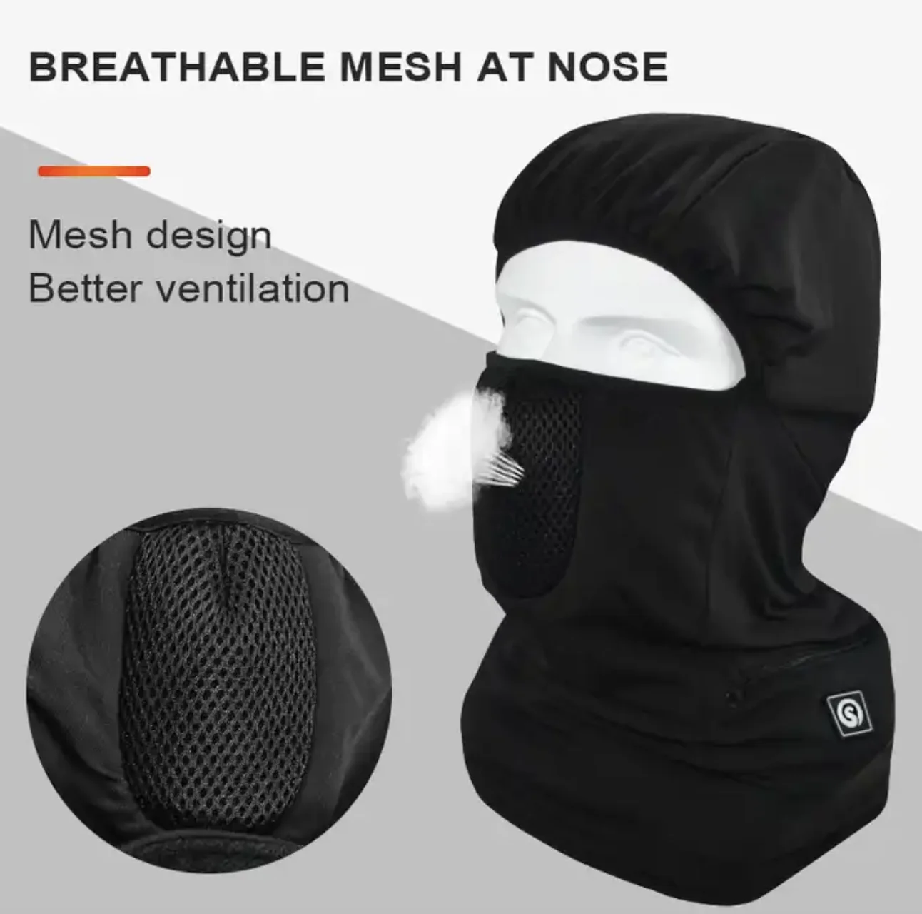 New Winter Heating Warm Hats Thermal Hat Savior Unisex Heated Balaclava Face Mask Heated Ski equipment for wholesale