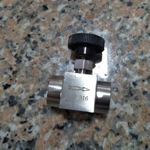 stainless steel 316L female thread needle valve