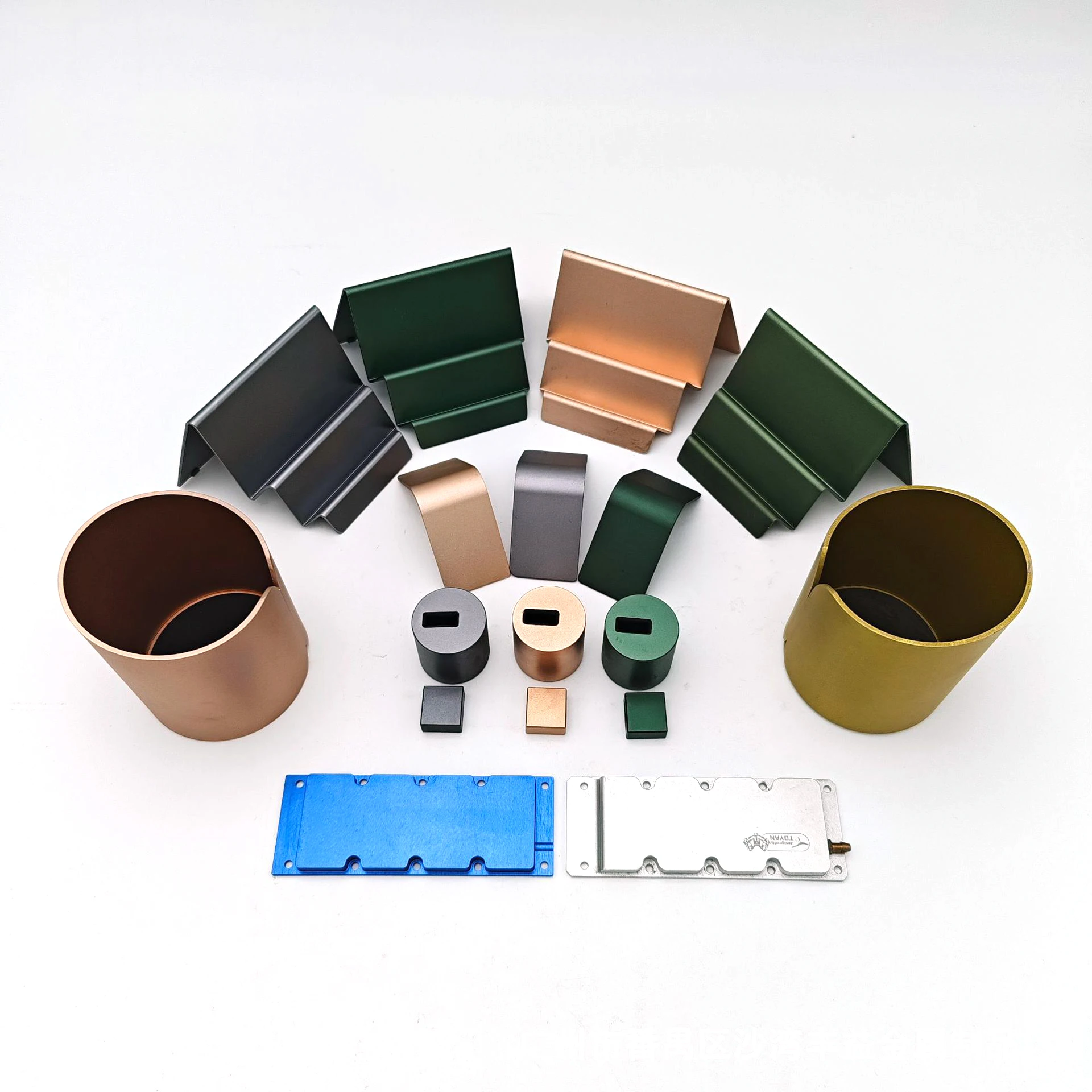 Bunkers Machine Part Hunter Alloy Part Anodized Aluminum Laser Service Aluminum Enclosure Parts for Cnc Teclado Mecanico