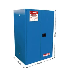 SYSBEL 90 Gal 2 Door Fireproof flammable Chemical liquid safety storage Cabinet for Laboratory and Industry
