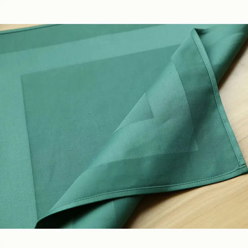 Premium Quality Soft Cotton Napkin 50 50cm with Satin Frame for Hotel and Restaurant Use