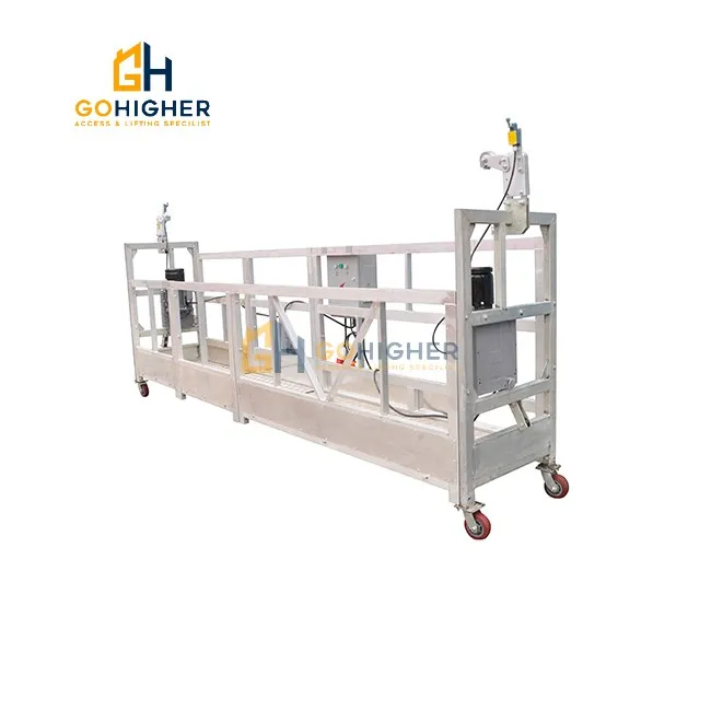 630 zlp plataforma suspendida 630kg power steel suspended lifting platform aluminium zlp cradle construction