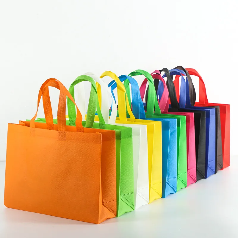 Hot Sale Cheap T-shirt Recycle Non Woven Custom Logo Foldable Shopping Tote Bags