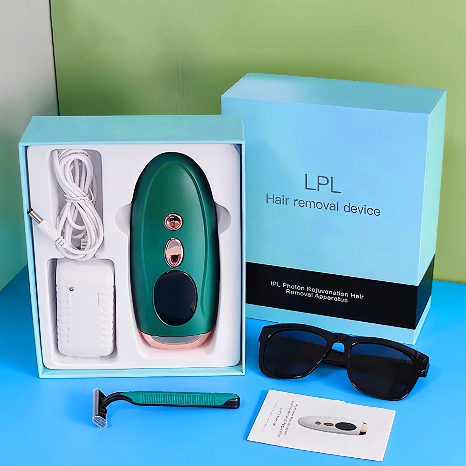 OEM Customization Face Laser To Remover Hair Machine Intense Pulsed Light Lazor Hair Removal Dark Skin Set Rechargeable For Mens