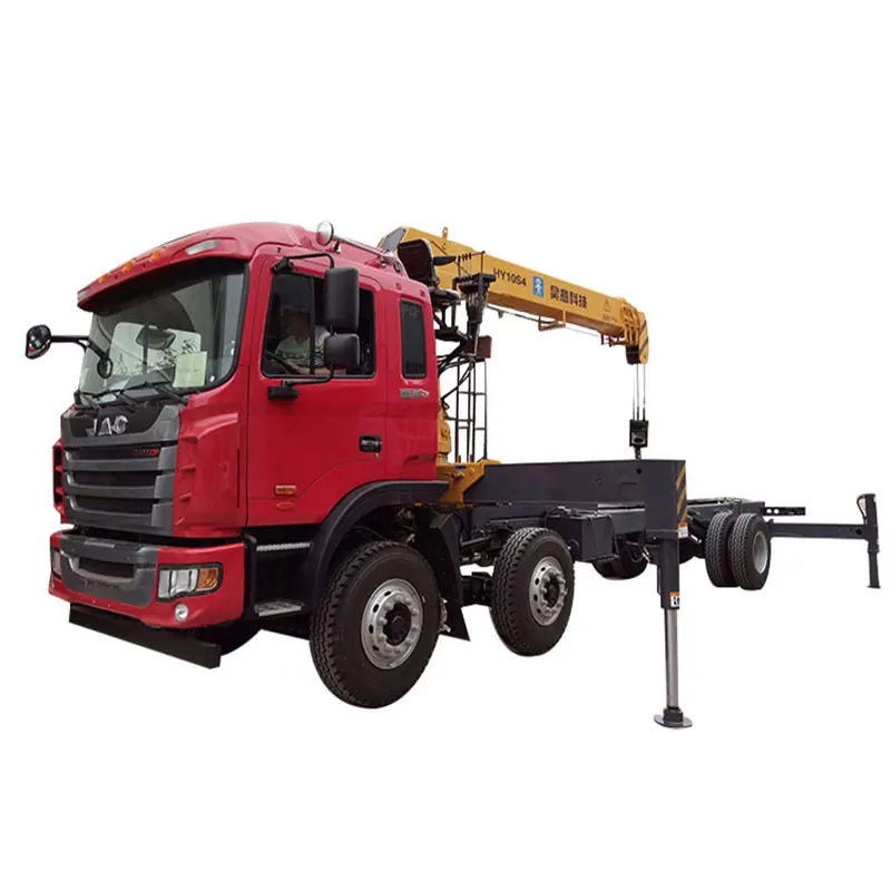 10 t 15ton crane truck mounted small mini knuckle boom cranes for salechina lift crane  grua factory Outlet