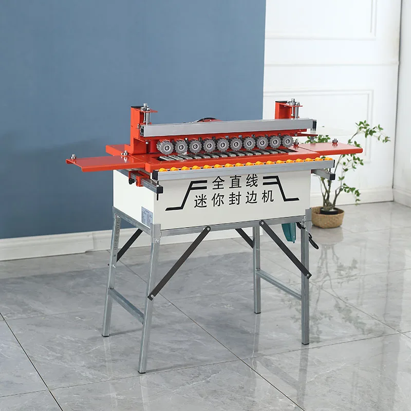 Small Mini Portable Automatic Tape Breaking Double-Sided Adhesive Edge Banding Machine