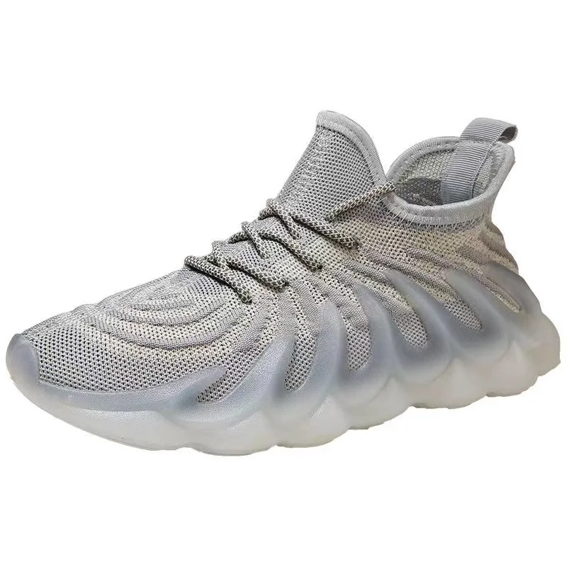Manufacturer Wholesale Walking Style Shoes Running Shoes For Men 2022 Custom Reflective Shoes Black Men