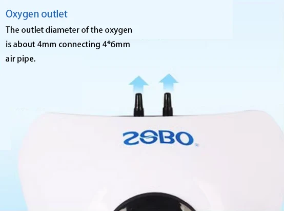 SOBO SB-830A/860A аквариум ультра бесшумный портативный воздушный кислородный насос для аквариума