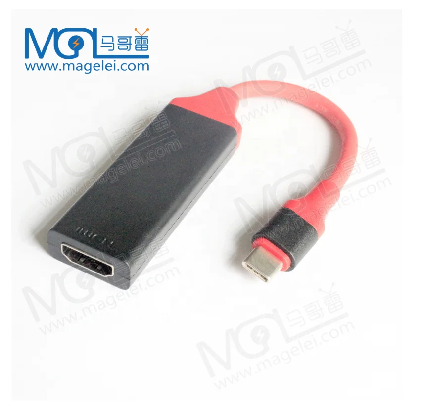 
2019 hot sale Type C male to HDTV female adaptor plug and play converter for Macbook, S8 