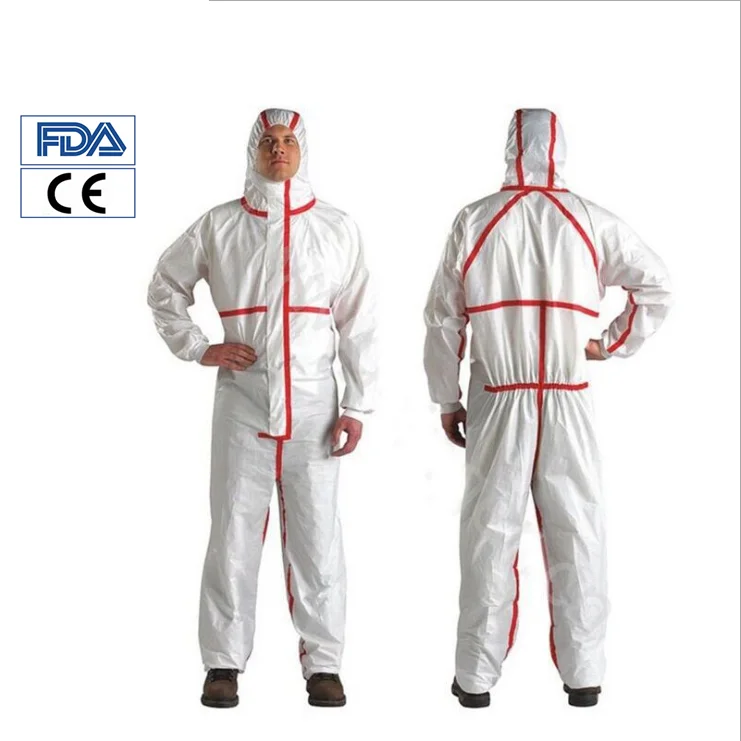 Manufactured coveralls protective Microporous Cat 3 Type 4/5/6 Disposable Protective suit paint Coveralls