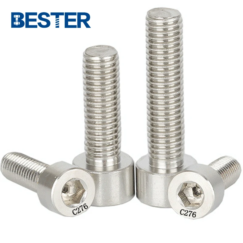 DIN912 hastelloy c276 bolt hexagon socket bolt socket hex screw hex socket head cap screw