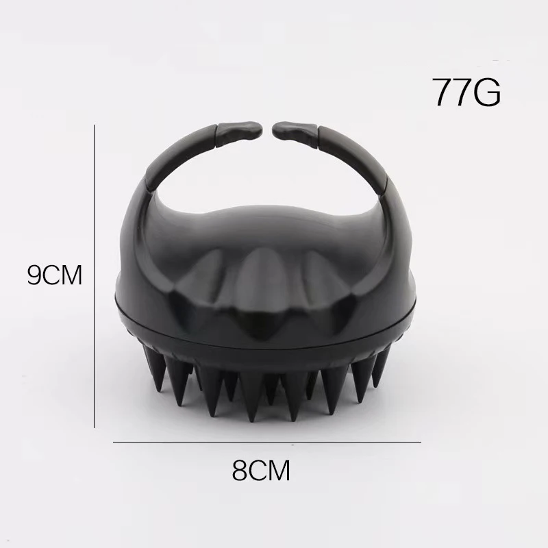 Salon-Grade Scalp Massager Custom Shampoo Hair Brush with Soft Silicone Bristles Massage Brush Shower Hair Brush