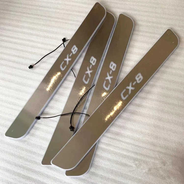 Stainless Steel Auto Door Sill Scuff Plate car side step sill plates For Mazdaa CX-8 Car Accessories