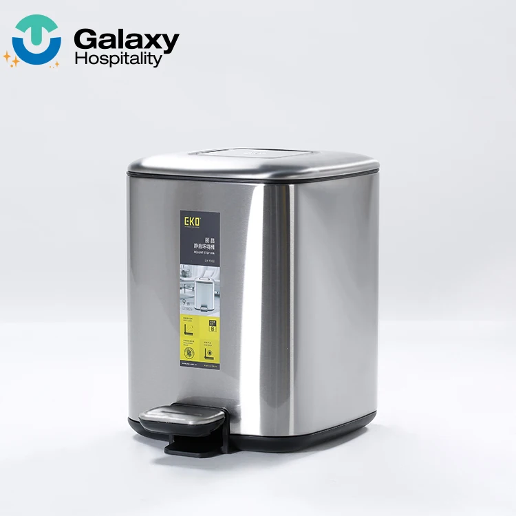 Hospital Guest Room Airtight Foot Pedal Rubbish Garbage Bin Waste Dusbin Waste Bin Hotel Room