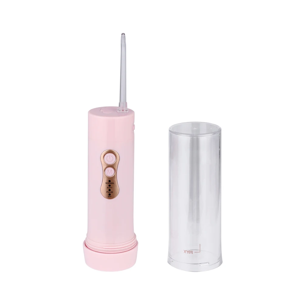 Mini pocket teeth cleaner oral irrigator water toothpick 200ml 4 modes with DIY custom setting