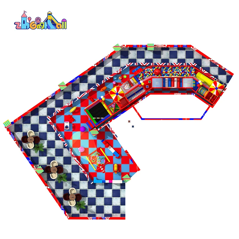Custom design kids indoor soft playground for europe