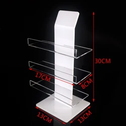 Bank Counter Display Clear Vertical Myopic Spectacle Frame Sunglasses Rack Acrylic Reading Nearsighted Glasses Display Stand