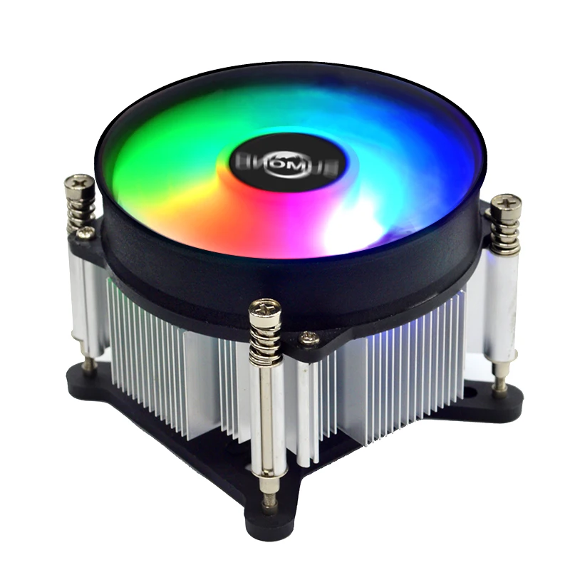 PMW fan Cpu cooler for Intel Socket 1156 1155 1151 1150 Intel Low noise high speed with heatsink 12v dc cooling fan