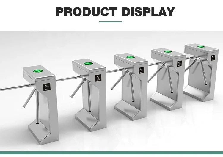Compact design portable Bi-directional RFID card reader supported CE certificate tripod turnstile gate