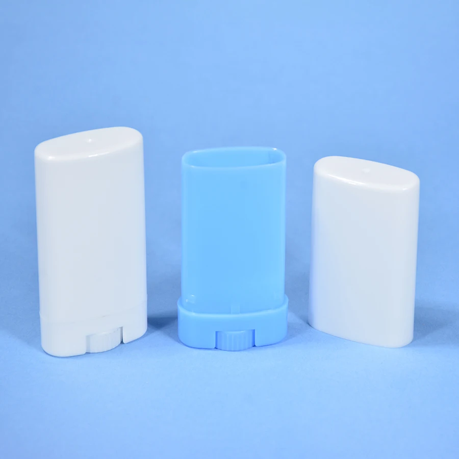 hot sale stick 15ml flat empty deodorant container stick 15g plastic Cosmetic Deodorant Stick