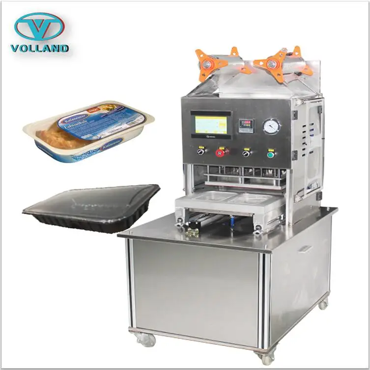 Modified Atmosphere Packing Machine/MAP Plastic Bowl Sealer/Vacuum Tray Sealing Machine for Meat Seafood
