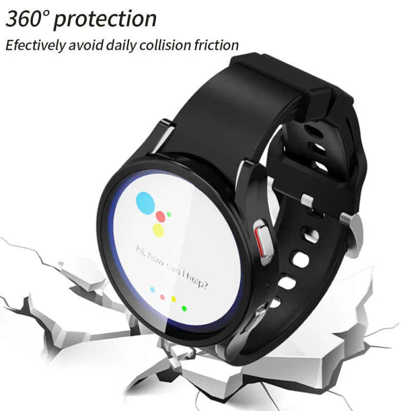 Case for Samsung Galaxy Watch 6 40mm 44mm PC Matte Protective Bumper Shell for Watch 6 Classic 43mm 47mm Protector Cover